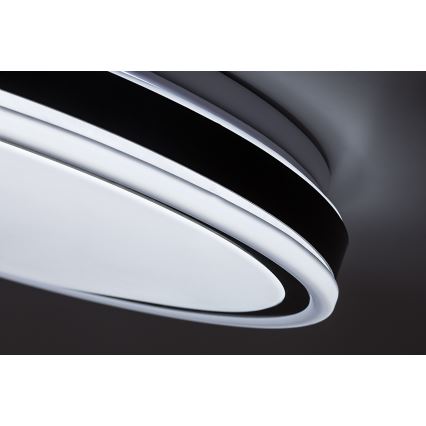 Rabalux - затемнюваний стельовий світильник LED/20W/230V 3000-6500K діам. 38,5 cm чорний + пульт дистанційного керування