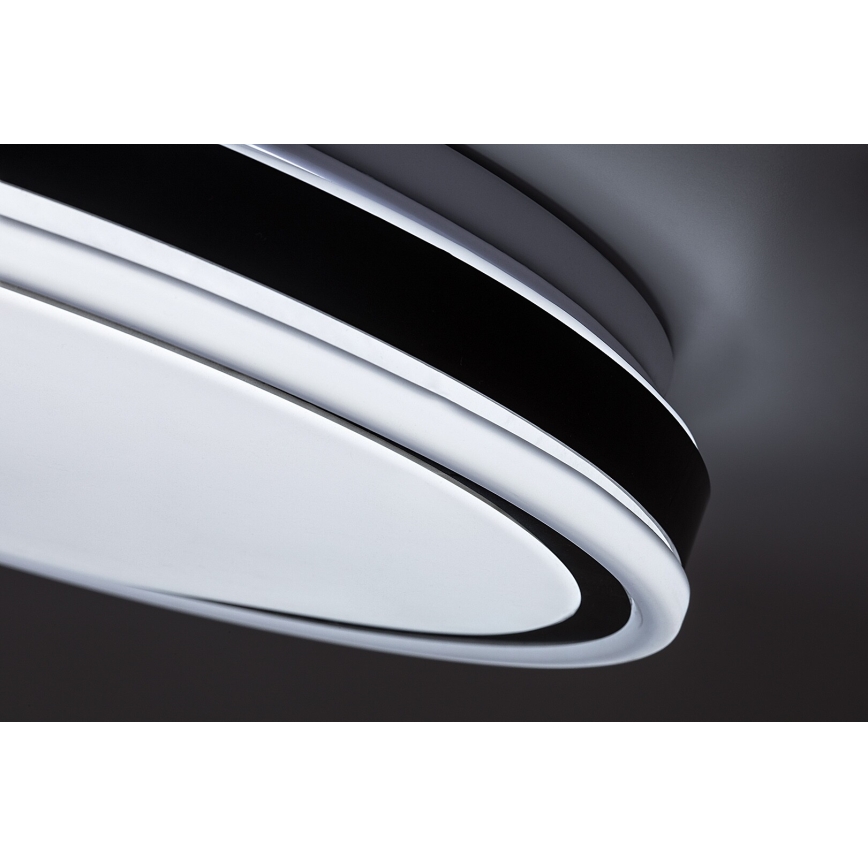 Rabalux - затемнюваний стельовий світильник LED/20W/230V 3000-6500K діам. 38,5 cm чорний + пульт дистанційного керування