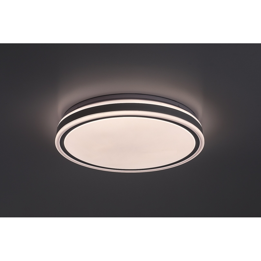 Rabalux - диммируемый потолочный LED-светильник, 23 Вт, 230 В, 3000-6500 К, диаметр 38,5 см, белый, с пультом дистанционного управления