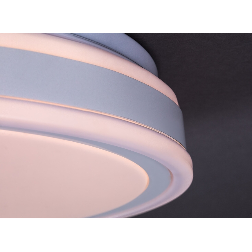 Rabalux - диммируемый потолочный LED-светильник, 23 Вт, 230 В, 3000-6500 К, диаметр 38,5 см, белый, с пультом дистанционного управления