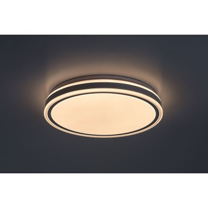 Rabalux - LED стельовий світильник з регулюванням яскравості LED/23W/230V 3000-6500K діам. 38,5 cm білий + пульт дистанційного керування