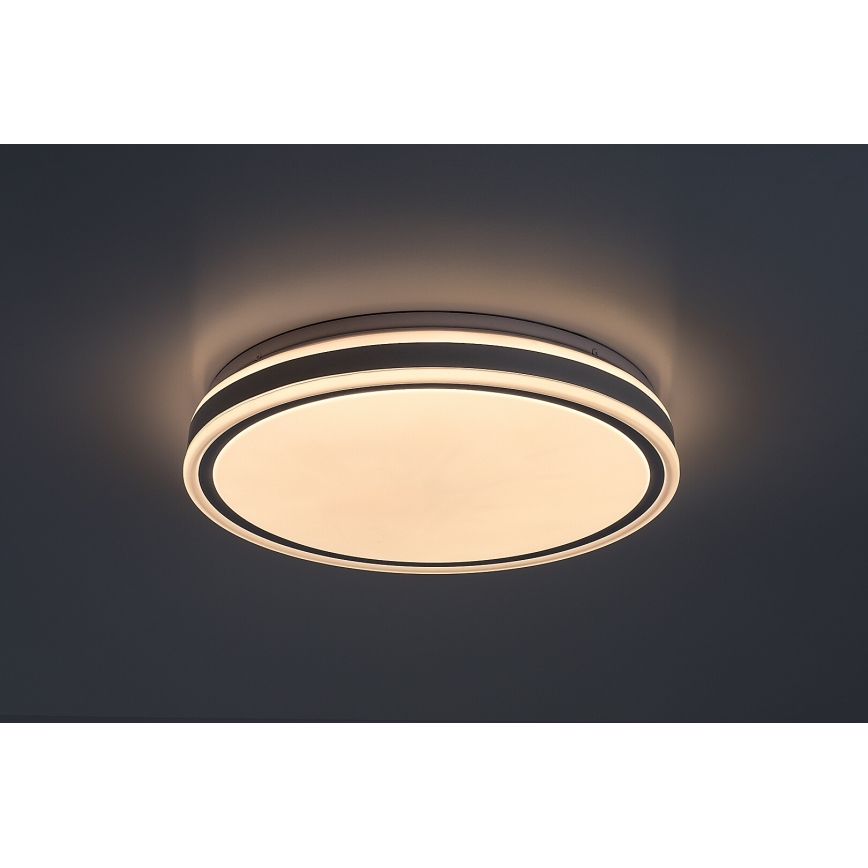 Rabalux - LED стельовий світильник з регулюванням яскравості LED/23W/230V 3000-6500K діам. 38,5 cm білий + пульт дистанційного керування
