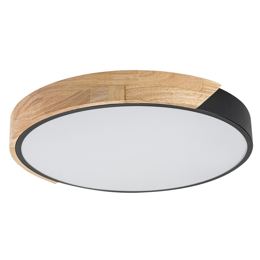 Rabalux - Светодиодный потолочный светильник LED/24W/230V 4000K черный/дуб диам. 41 см