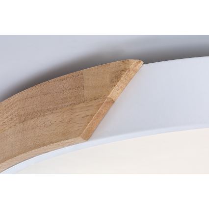Rabalux - потолочный светильник LED/40 Вт/230 В 3000/4000/6500 К белый/дубовый диаметр 61 см