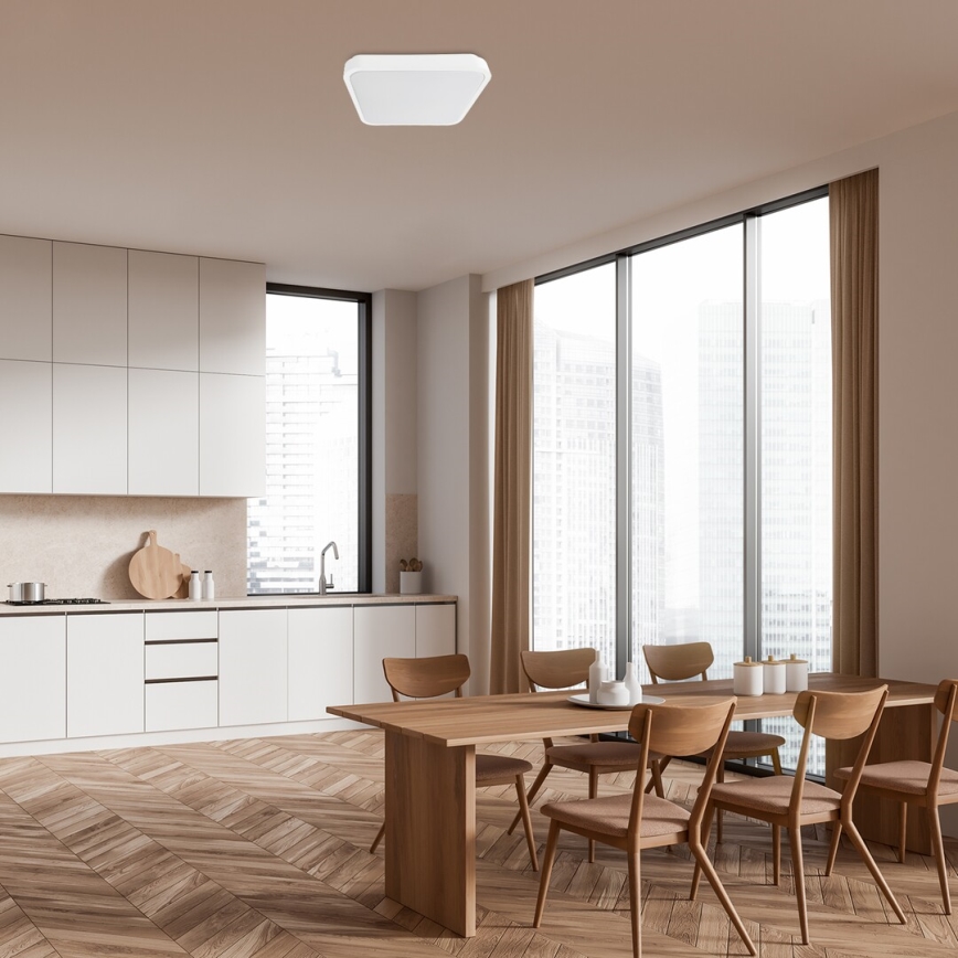 Rabalux - Світлодіодний стельовий світильник для ванної кімнати LED/24W/230V 3000/4000/6000K IP44 29x29 cm білий