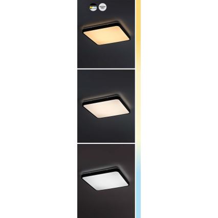Rabalux - Светодиодный потолочный светильник для ванной комнаты LED/36W/230V 3000/4000/6000K IP44 42x42 см белый