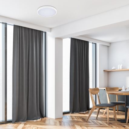 Rabalux - Светодиодный потолочный светильник для ванной комнаты LED/12W/230V 3000/4000/6000K IP44 диаметр 25,5 см белый