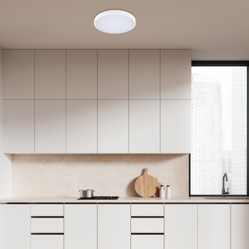 Rabalux - Світлодіодний стельовий світильник для ванної кімнати LED/24W/230V 3000/4000/6000K IP44 діаметр 35,5 cm білий