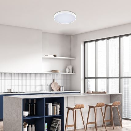 Rabalux - Світлодіодний стельовий світильник для ванної кімнати LED/36W/230V 3000/4000/6000K IP44 діаметр 42 cm білий