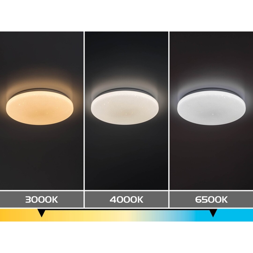 Rabalux - LED диммируемый потолочный светильник LED/34Вт/230В 3000-6500К диам. 38 см + пульт дистанционного управления