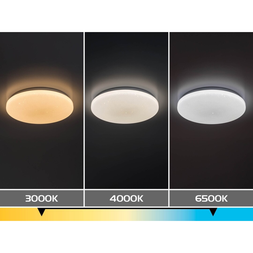 Rabalux - диммируемый потолочный светильник LED/60W/230V 3000-6500K диам. 58 см + пульт дистанционного управления