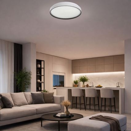 Rabalux - Диммируемый потолочный светильник LED/60 Вт/230 В 3000-6500 К диам. 58 см + пульт дистанционного управления
