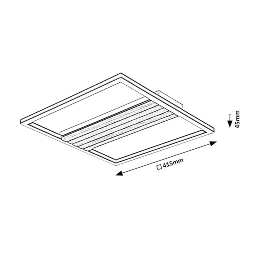 Rabalux - Світлодіодний стельовий світильник LED/30W/230V 3000/4500/6000K