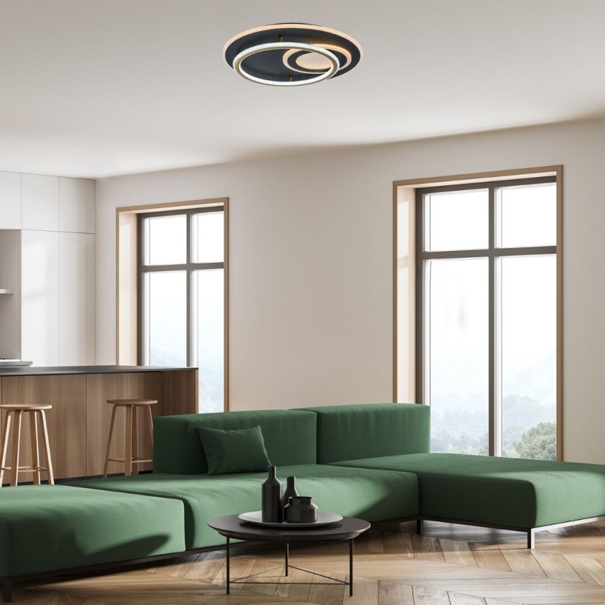 Rabalux - регульований LED стельовий світильник LED/60W/230V 3000-6000K діаметр 50 см + пульт дистанційного керування