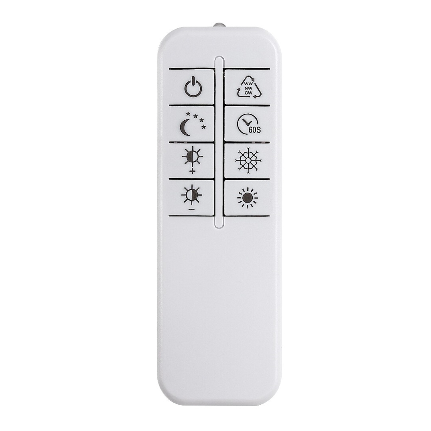 Rabalux - Светодиодный диммируемый потолочный светильник LED/38Вт/230В 3000–6500К 60×35 см + пульт дистанционного управления