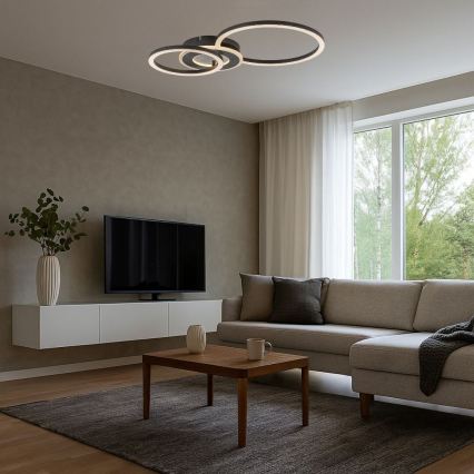 Rabalux - LED Стельовий світильник з регульованою яскравістю LED/24W/230V 3000-6500K 46x33 cm + дистанційне керування