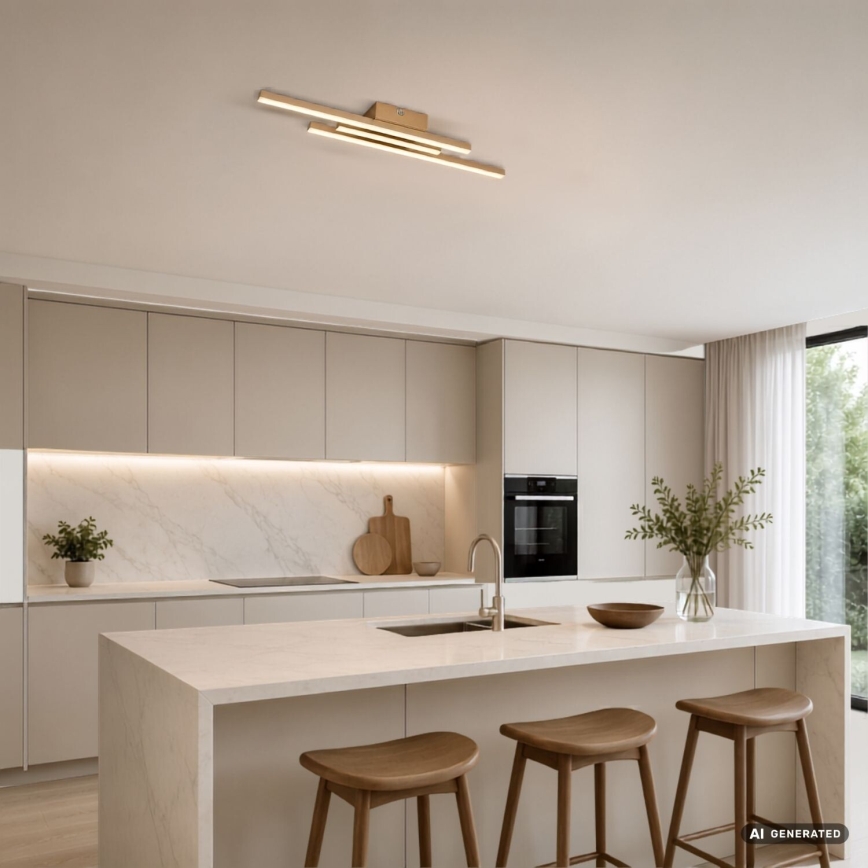 Rabalux - LED стельний світильник LED/18W/230V 3000K золотий
