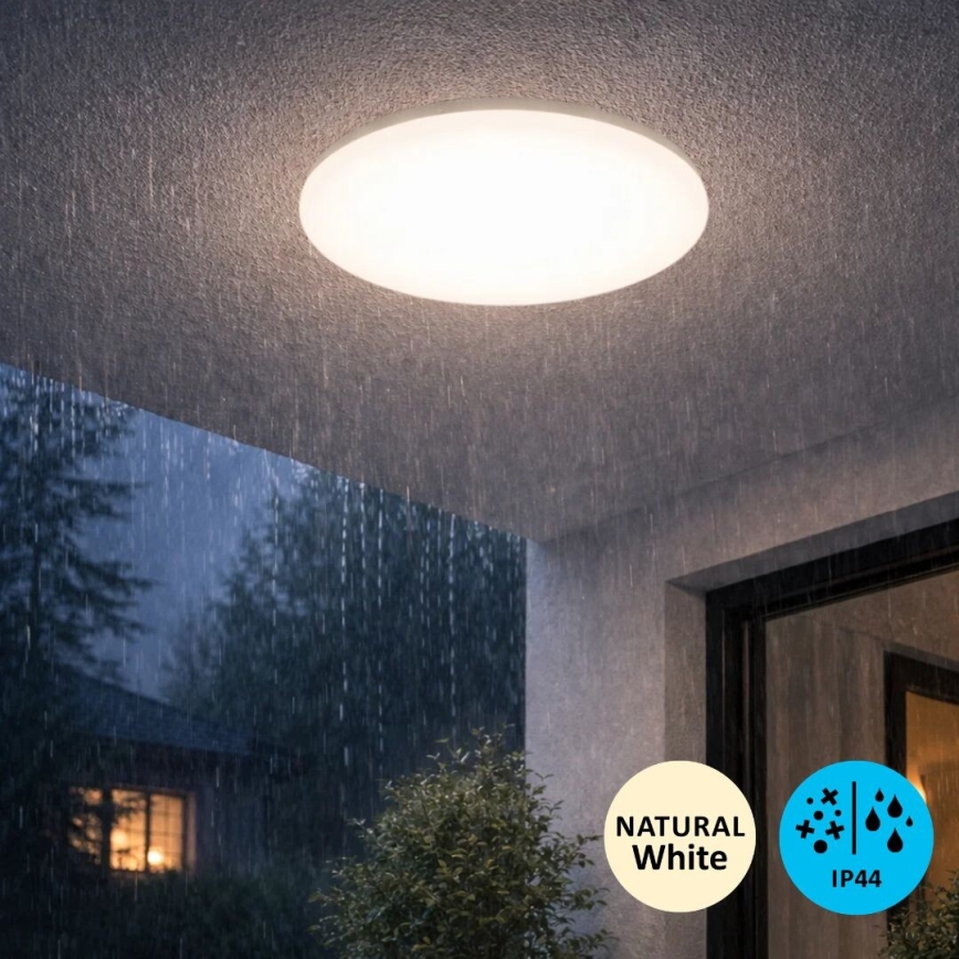 Rabalux - LED стельовий світильник для ванної кімнати LED/24W/230V, IP44, 4000K, діаметр 37,5 cm