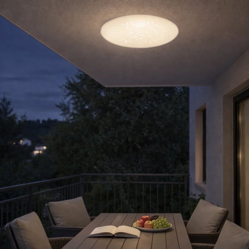 Rabalux - LED потолочный светильник для ванной LED/24 Вт/230 В IP44 4000 К, диаметр 37,5 см