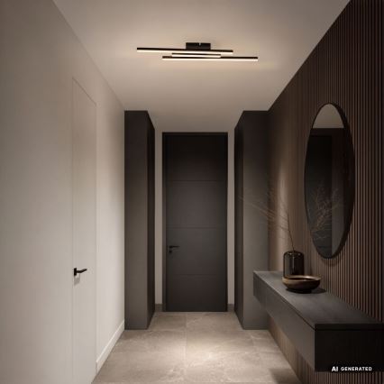 Rabalux - LED стельовий світильник LED/18W/230V 3000K чорний