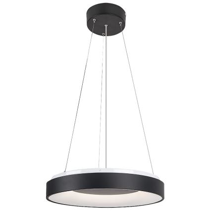 Rabalux - Світлодіодна підвісна люстра з регулюванням яскравості LED/38W/230V 3000-6500K чорний + пульт дистанційного керування