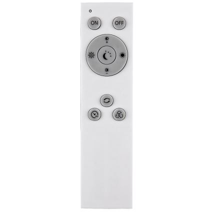 Rabalux - Світлодіодна підвісна люстра з регулюванням яскравості LED/38W/230V 3000-6500K чорний + пульт дистанційного керування