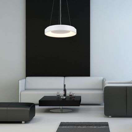 Rabalux - Світлодіодна підвісна люстра з регулюванням яскравості LED/38W/230V 3000-6500K білий + пульт дистанційного керування