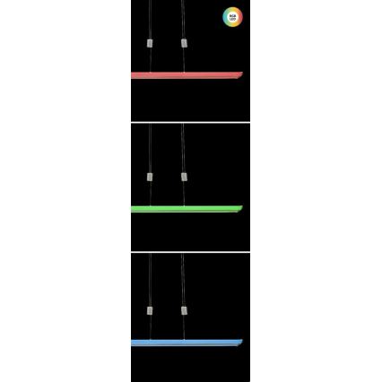Rabalux - Светодиодная подвесная RGB-люстра с регулированием яркости LED/24W/230V Wi-Fi Tuya + дистанционное управление