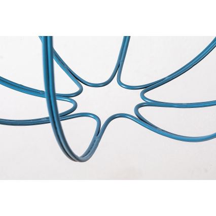 Rabalux - Підвісна люстра 1xE27/60W/230V чорний/синій