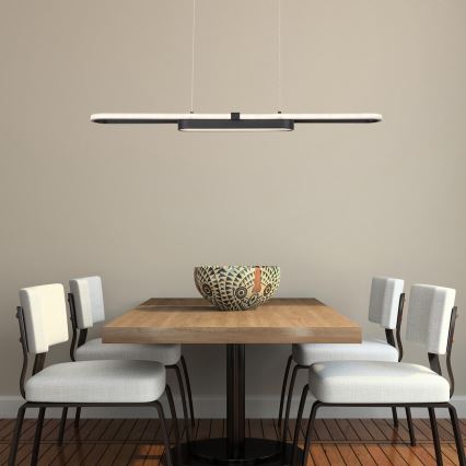 Rabalux - Світлодіодна підвісна люстра LED/48W/230V 4000K чорний