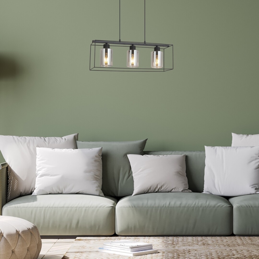 Rabalux - Люстра на тросі 3xE27/25W/230V