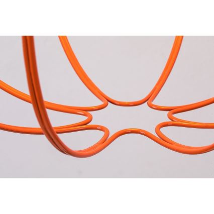 Rabalux - Підвісна люстра 1xE27/60W/230V чорний/помаранчевий