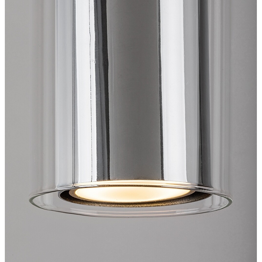 Rabalux - Підвісна люстра 1xGU10/50W/230V прозорий/глянцевий хром