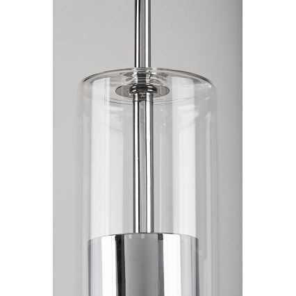 Rabalux - Підвісна люстра 1xGU10/50W/230V прозорий/глянцевий хром