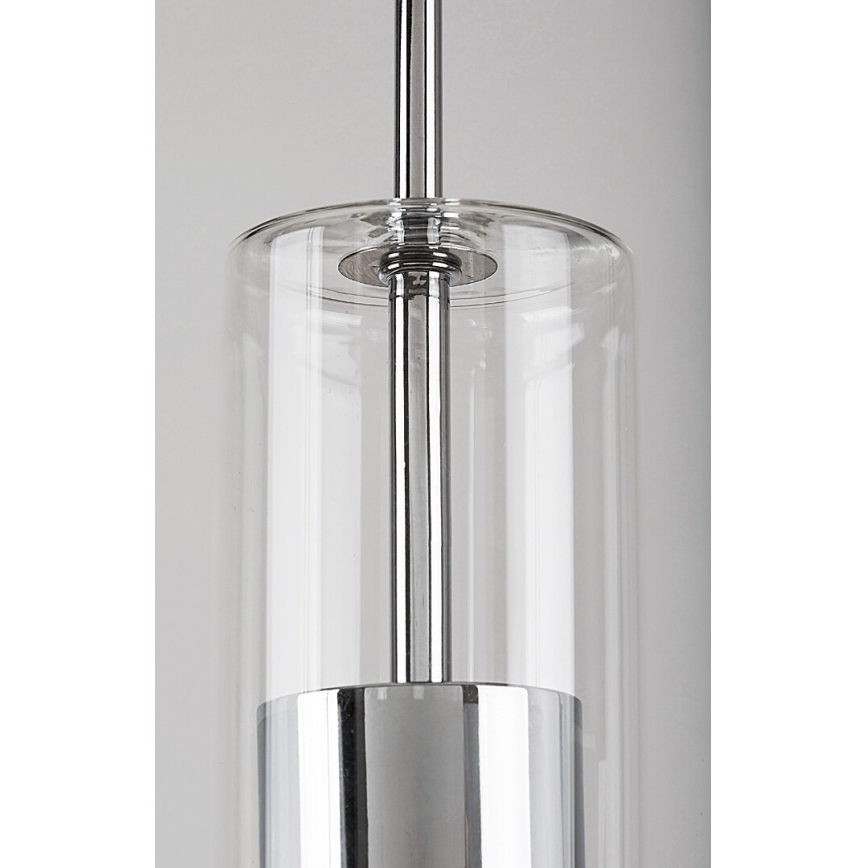 Rabalux - Підвісна люстра 1xGU10/50W/230V прозорий/глянцевий хром