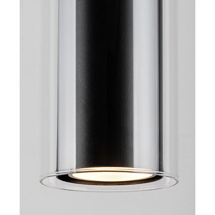 Rabalux - Підвісна люстра 1xGU10/50W/230V прозорий/чорний