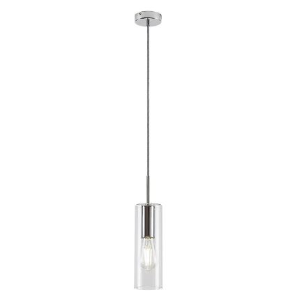 Rabalux - Подвесная люстра 1xE27/40W/230V прозрачный/блестящий хром
