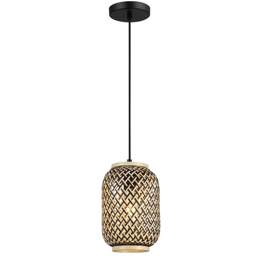 Rabalux - Подвесной светильник на тросе 1xE27/40W/230V ротанг