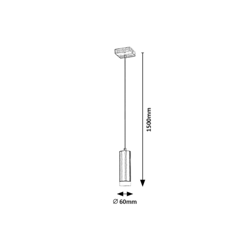 Rabalux - Підвісна люстра 1xGU10/5W/230V дуб