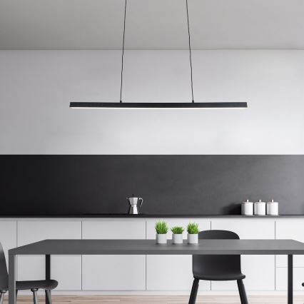 Rabalux - Світлодіодна підвісна люстра LED/30W/230V 4000K чорний