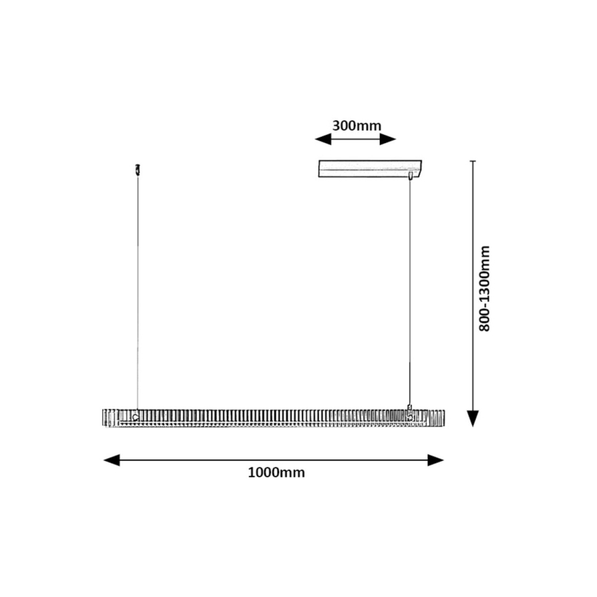 Rabalux - Светодиодная подвесная люстра LED/36W/230V 3000K