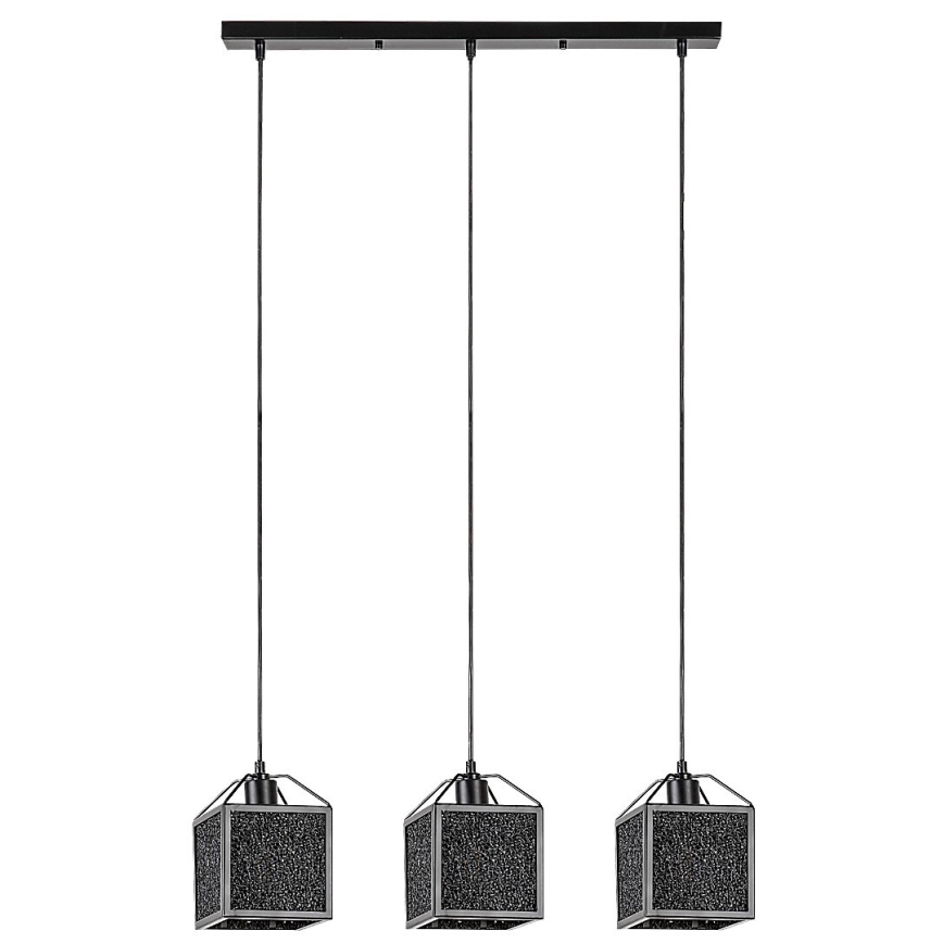 Rabalux - Подвесная люстра 3xE27/40W/230V черный