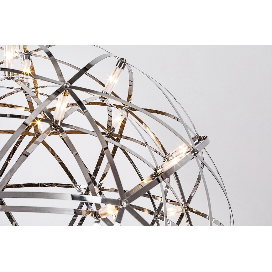 Rabalux - Світлодіодна підвісна люстра LED/16W/230V 3000K глянцевий хром