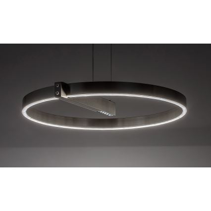 Rabalux - Світлодіодна підвісна люстра LED/34W/230V матовий хром