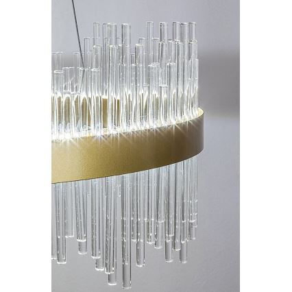 Rabalux - Светодиодная подвесная люстра LED/36W/230V 3000/4000/6000K золотистый