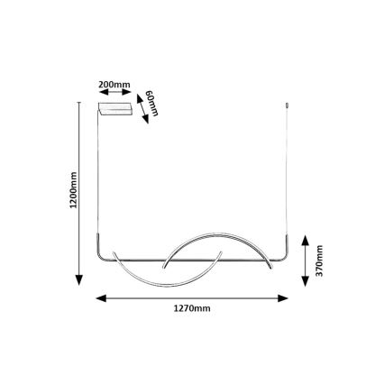 Rabalux - Светодиодная подвесная люстра LED/35W/230V