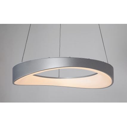 Rabalux - Светодиодная подвесная люстра LED/56W/230V 3000K серебристый
