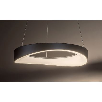 Rabalux - Светодиодная подвесная люстра LED/56W/230V 3000K серебристый