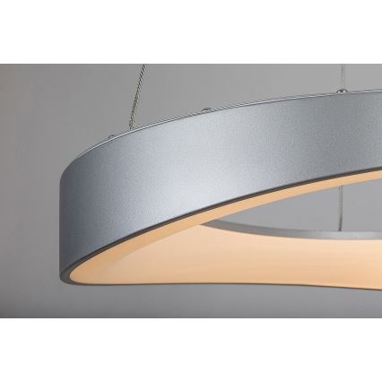 Rabalux - Светодиодная подвесная люстра LED/56W/230V 3000K серебристый