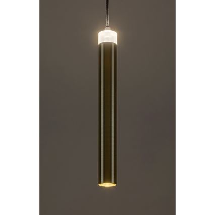 Rabalux - Світлодіодна підвісна люстра LED/10W/230V 4000K чорний/золотий